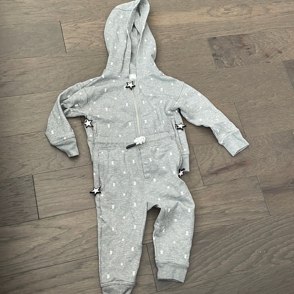 Toddler authentic Burberry sweat suit